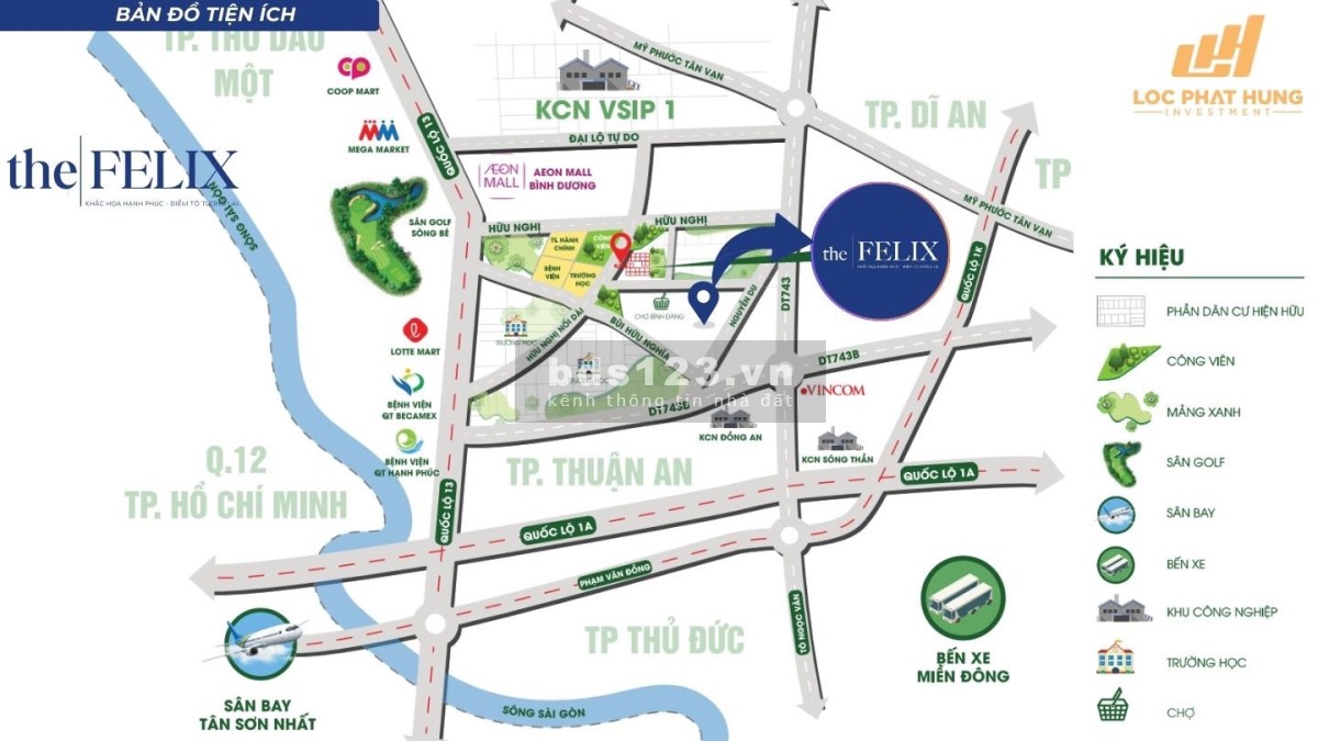 Dự Án The Felix Tp Thuận An…..