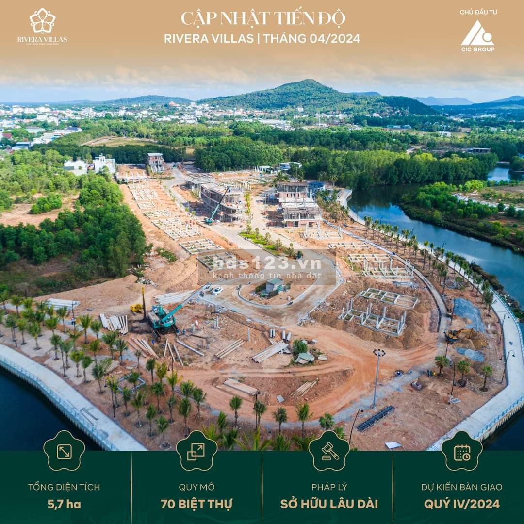 Rivera Villas ba mặt sông, sở hữu lâu dài tại trung tâm Tp. Phú Quốc