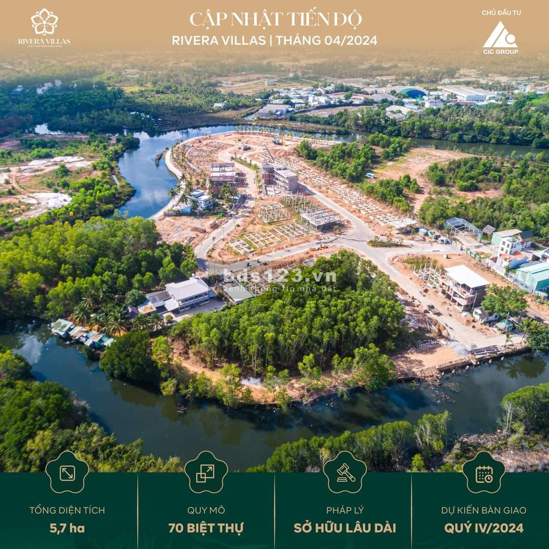 Rivera Villas ba mặt sông, sở hữu lâu dài tại trung tâm Tp. Phú Quốc