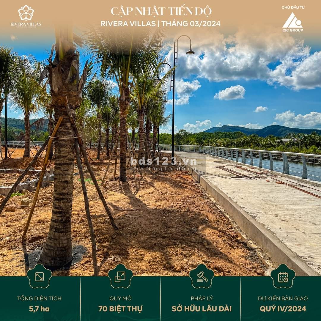 Rivera Villas ba mặt sông, sở hữu lâu dài tại trung tâm Tp. Phú Quốc