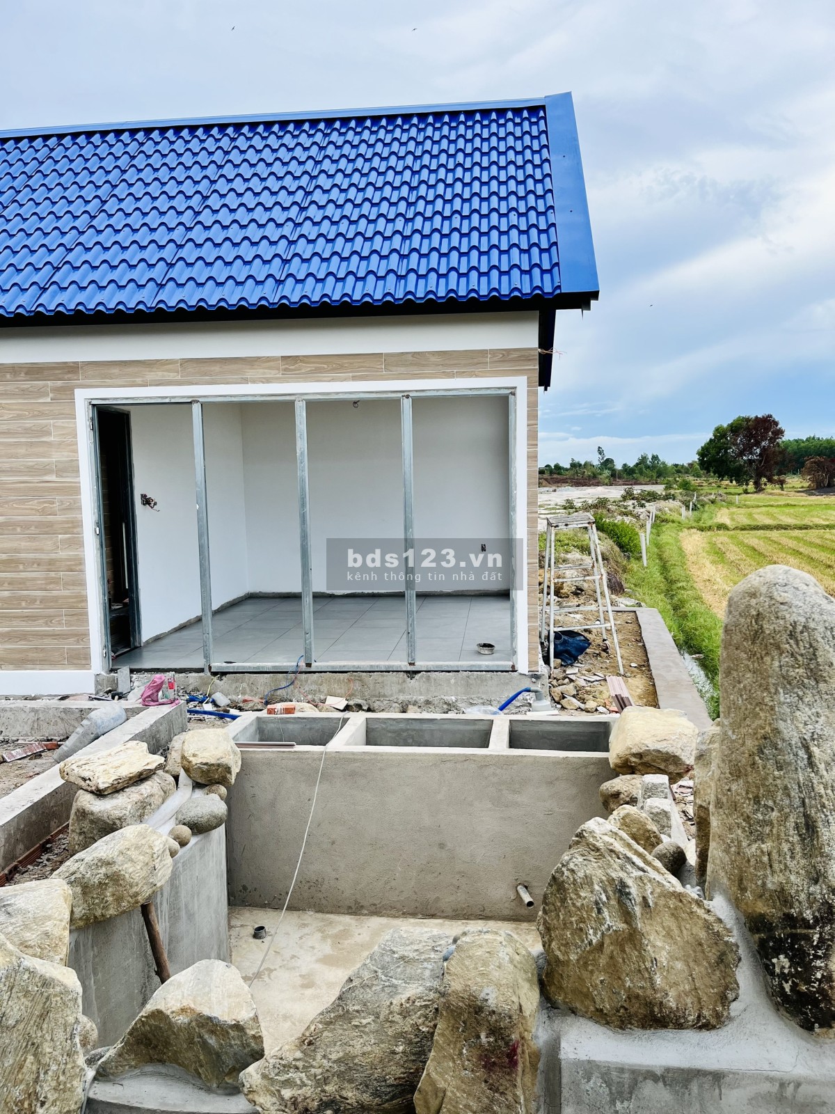 Bán nhà vườn biển-Sea Garden Homes view ruộng lúa ngay KDC và QL55