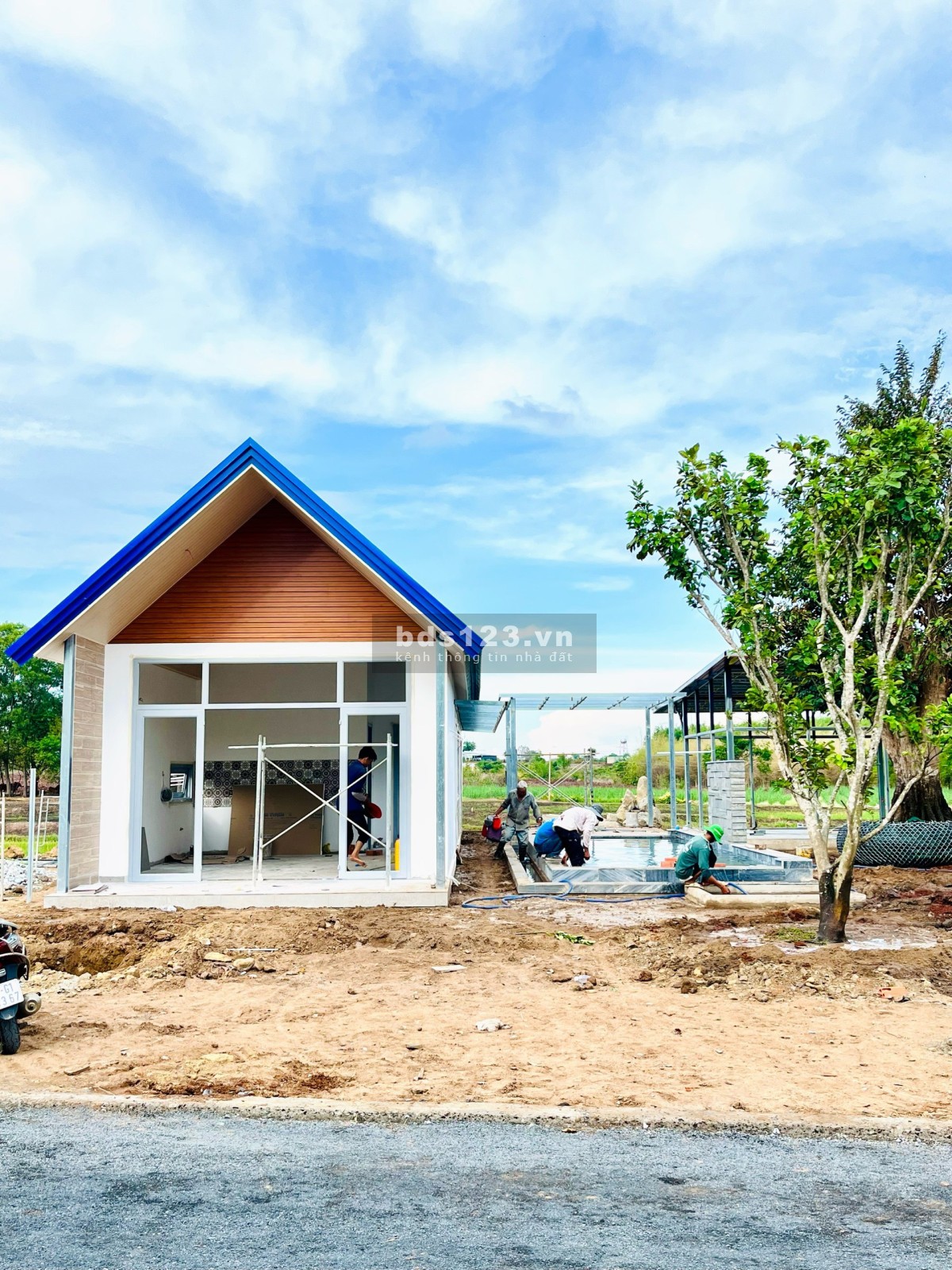 Bán nhà vườn biển-Sea Garden Homes view ruộng lúa ngay KDC và QL55