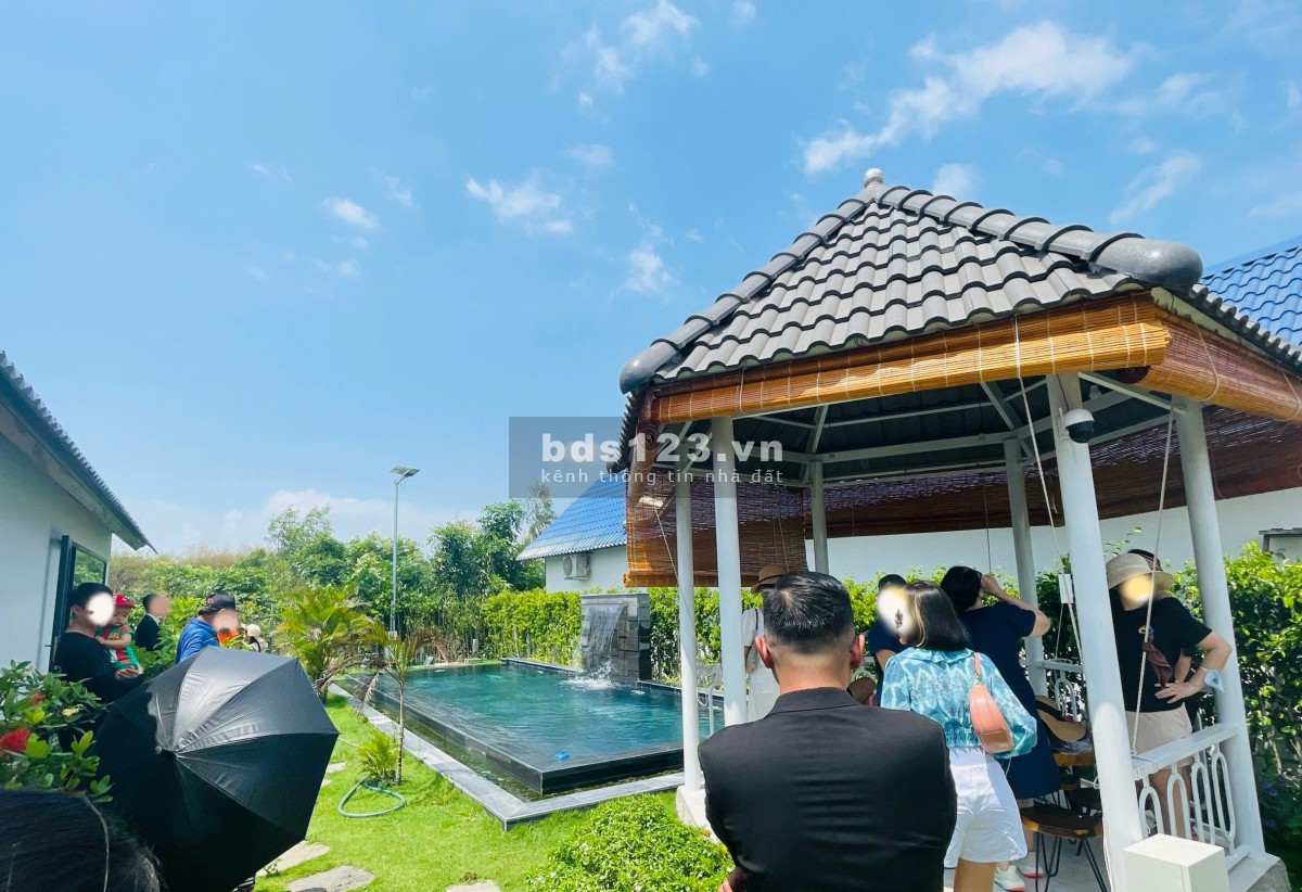 Bán nhà vườn biển-Sea Garden Homes view ruộng lúa ngay KDC và QL55