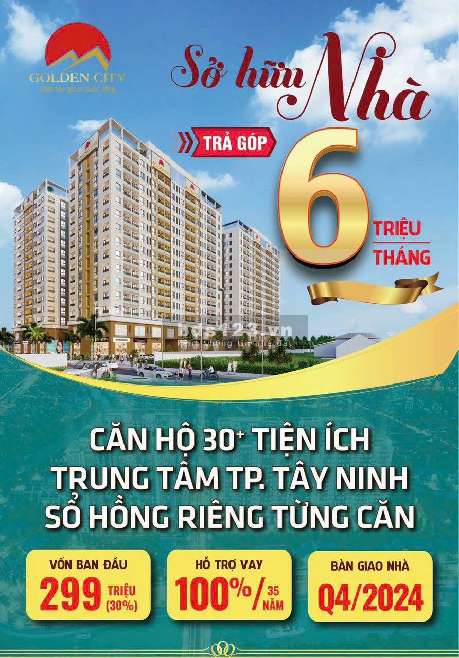 Căn Hộ Mơ Ước tại Tp.Tây Ninh. Giá trong tầm tay.