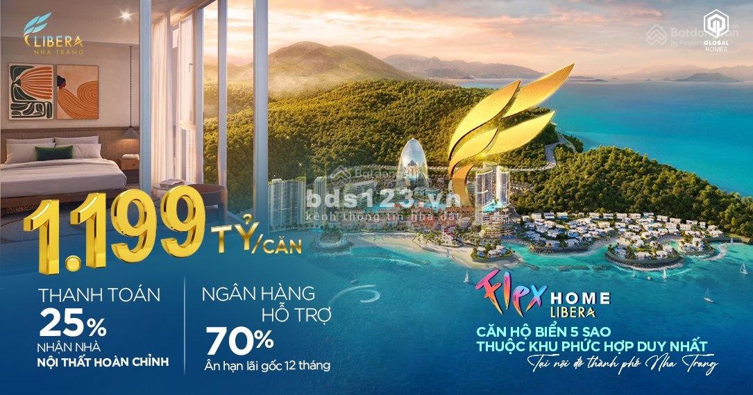 Căn hộ biển Libera Nha Trang chỉ từ 1.2 tỷ. Full nội thất cao cấp
