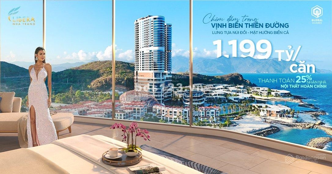 Căn hộ biển Libera Nha Trang chỉ từ 1.2 tỷ. Full nội thất cao cấp