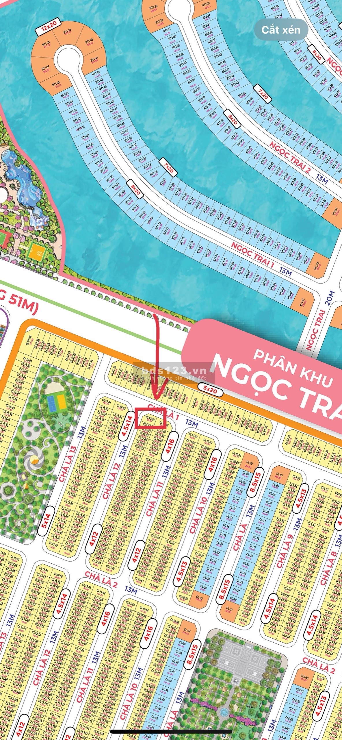 Bán LK góc CL12 cạnh nội khu, đơn giá mềm nhất Vinhomes OCP2 giá 11,8 tỷ