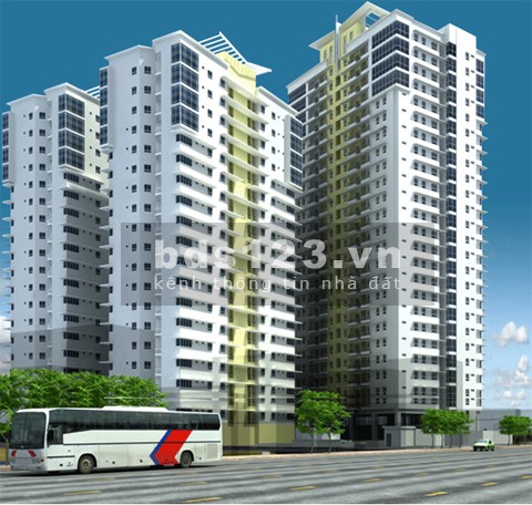 Cần Cho thuê căn hộ An Phú Lô A Quận 6, Dt : 90 m2, 2PN, 2WC, Giá : 9 tr/th,