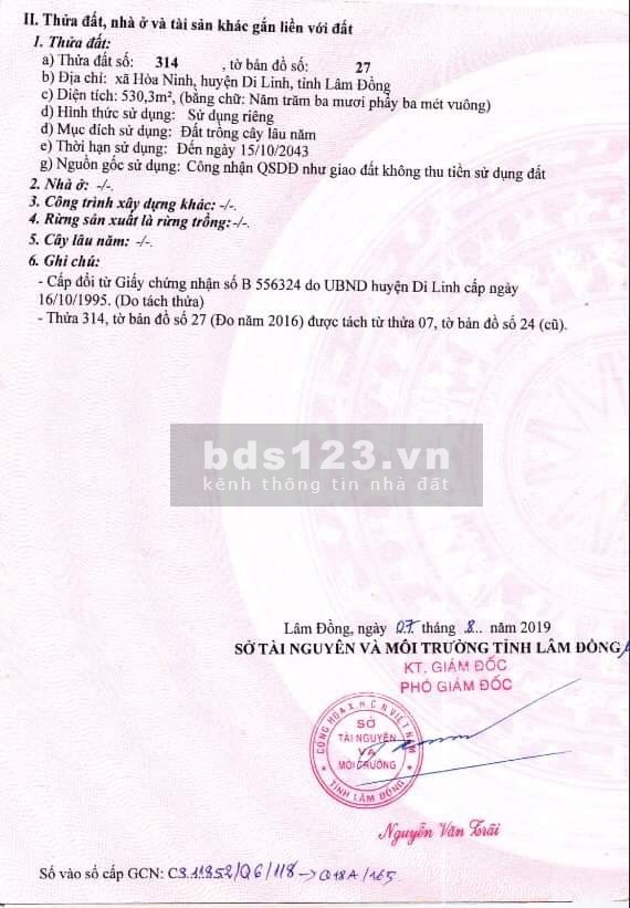 CẦN GẤP : Bán lô đất trục chính đường Liên Xã Hòa Ninh