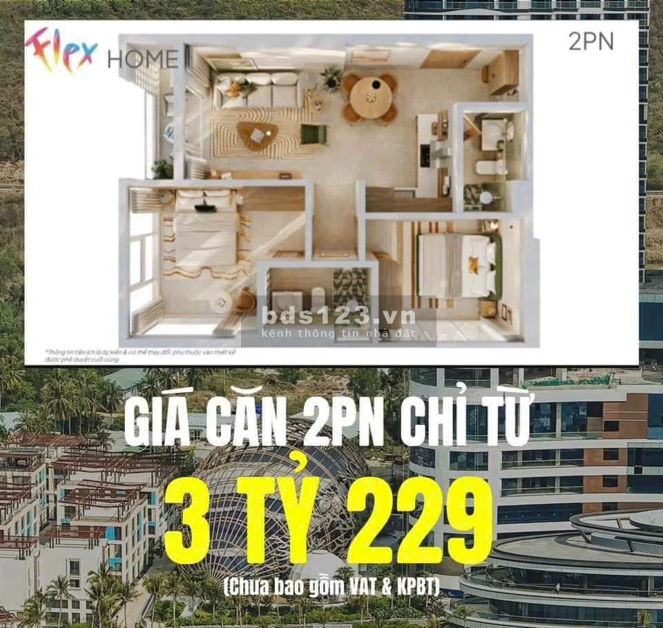 Chỉ với 1ty199 sở hữu ngay căn hộ view biển siêu đẹp