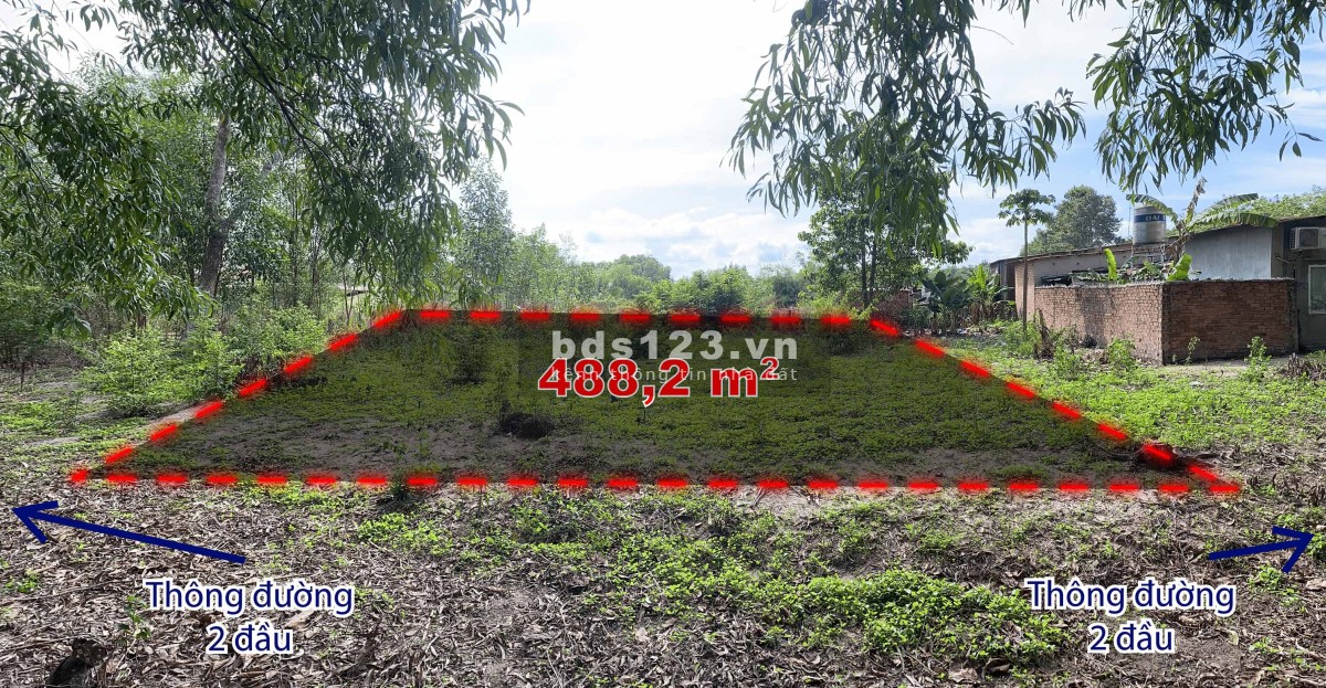 Đất nền chính chủ 488 m2, vị trí vàng gần sân bay Long Thành