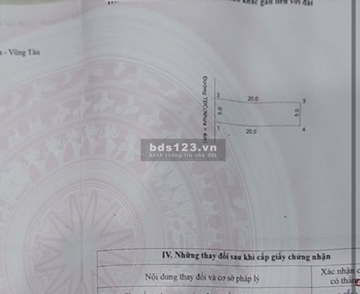 Lô đất TĐC 100m2 ngay công viên và chợ Hắc Dịch SHR chính chủ