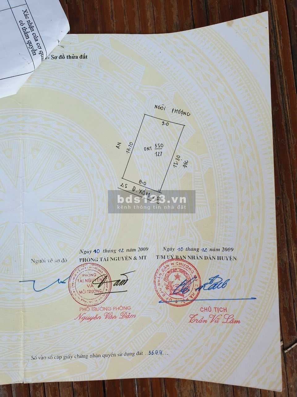 Bán 127m full thổ cư tại xã Phụng Châu, Chương Mỹ (Nở hậu) - Chỉ hơn 20 triệu/m
