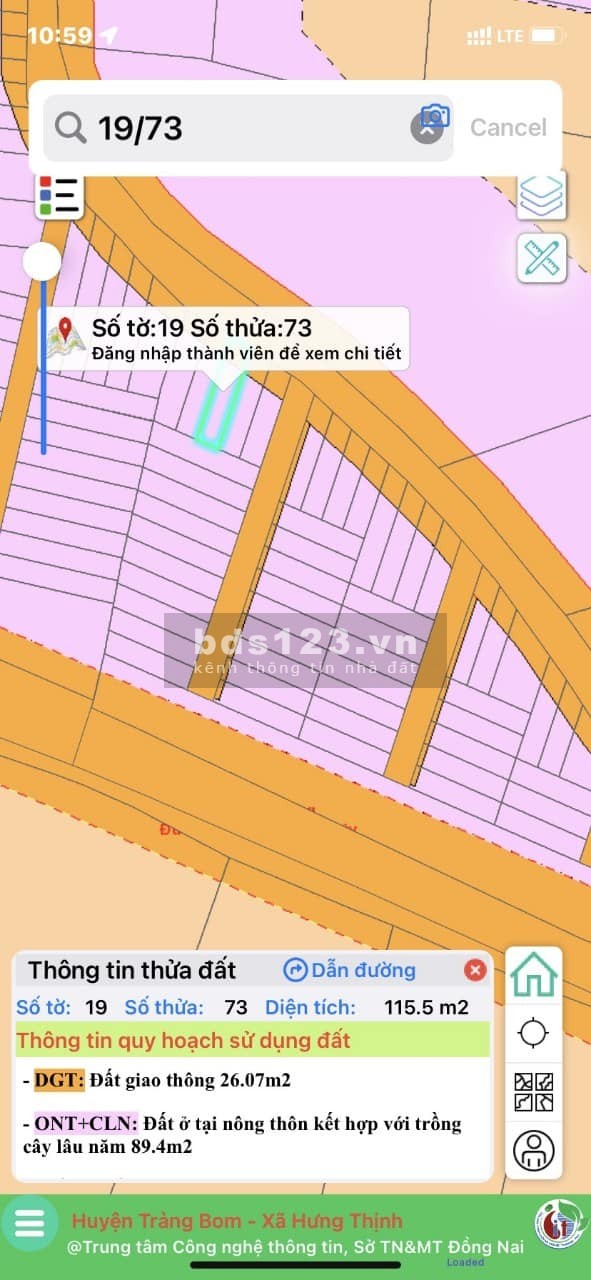 Cần bán gấp Chủ Đang Rất Ngộp 115m2 MT Bê Tông Hưng Thịnh Trảng Bom Đồng Nai