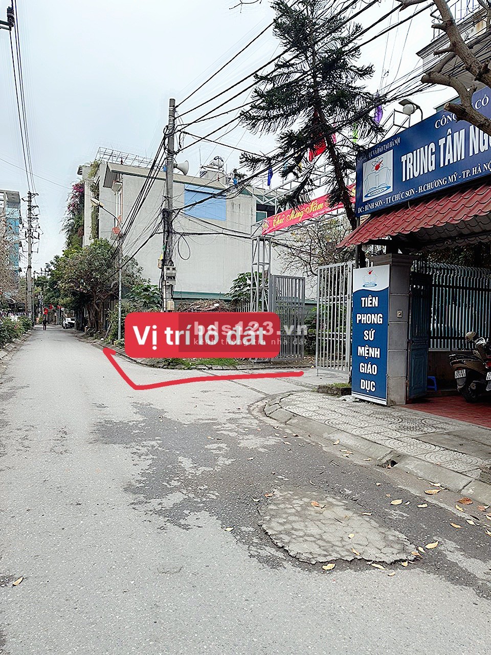 Bán lô góc 3 mặt tiền 62m2 thị trấn Chúc Sơn sát trường C1,2 - bệnh viện - KINH DOANH đẹp