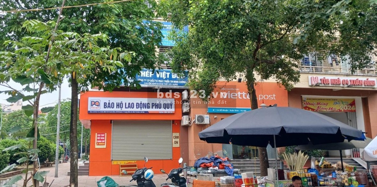 Bán khối đế shophouse chung cư C4 Xuân Đỉnh, BTL, Hà Nội, mặt sàn 100m²