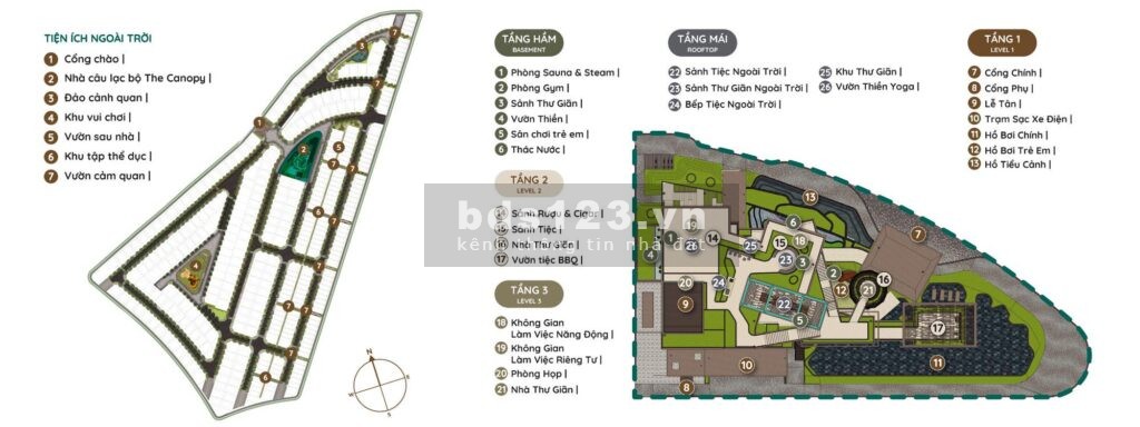 Bảng Giá Nhà Phố Liền Kề - Biệt Thự SyCamore Tháng 06/2024