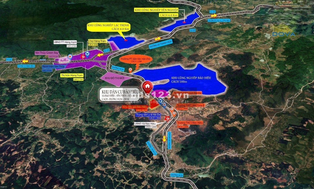 CTCP TẬP ĐOÀN RICH LAND vừa mở bán bảng KCN BẢO HIỆU- YÊN THỦY- HÒA BÌNH giá chỉ từ 1XX - 2XX 1 nền.