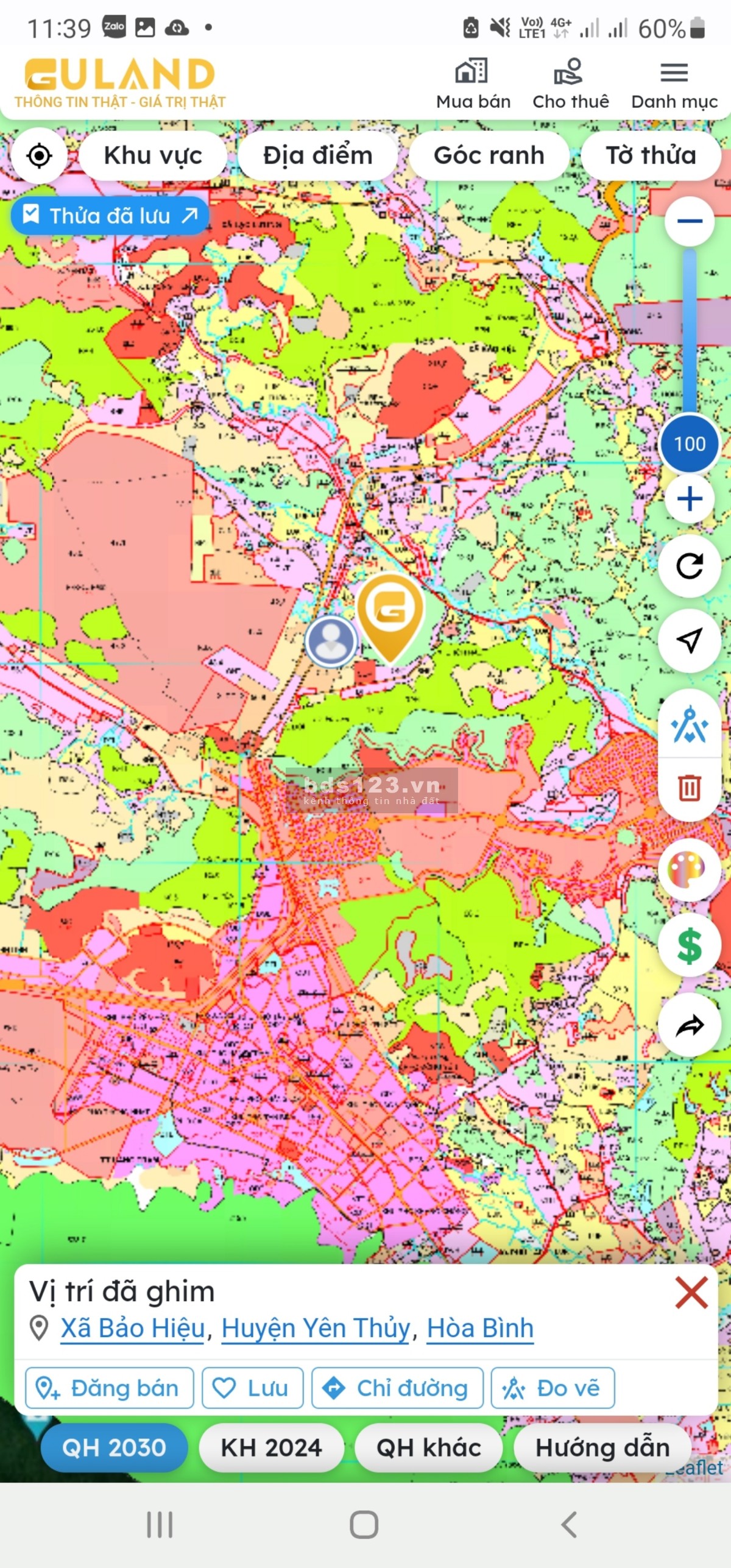 CTCP TẬP ĐOÀN RICH LAND vừa mở bán bảng KCN BẢO HIỆU- YÊN THỦY- HÒA BÌNH giá chỉ từ 1XX - 2XX 1 nền.