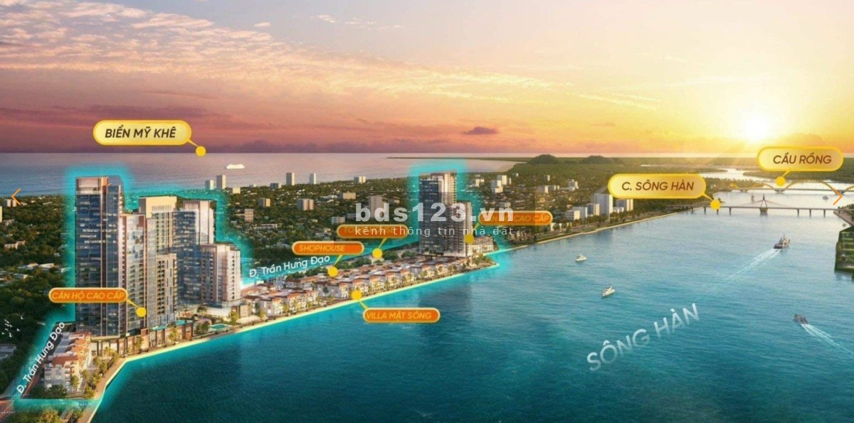 Sở hữu ngay căn 2PN tầng 12 view sông Hàn cực đẹp tại Sun Symphony giá quá rẻ chỉ từ 5 tỷ