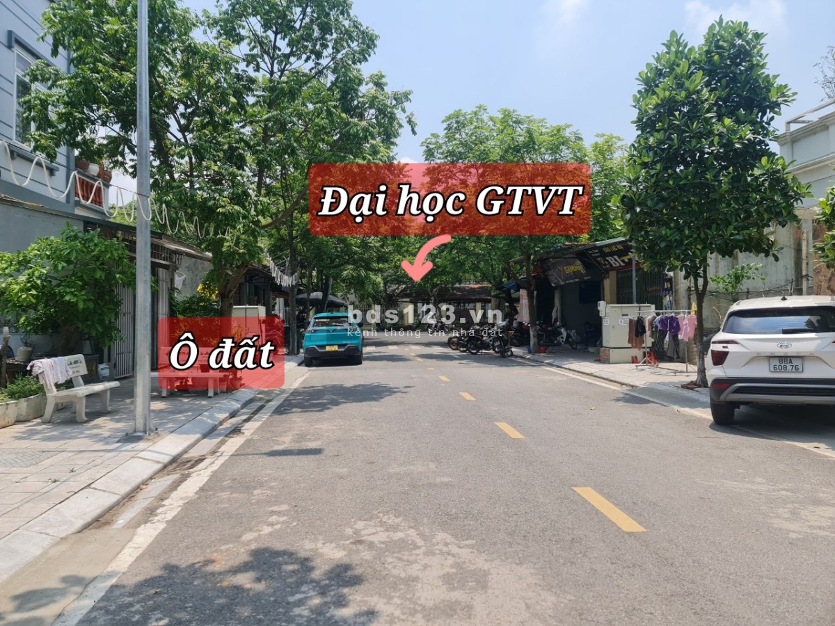 Đất kinh doanh KDC Tỉnh Ủy sát cổng Đại học GTVT 2.7x tỷ
