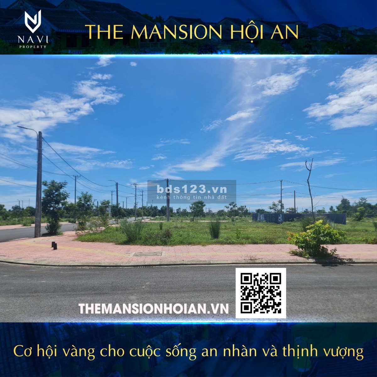 Chỉ với 14tr7/m2 đã có thể sỡ hữu quỹ đất vàng The Mansion cạnh phố cổ Hội An