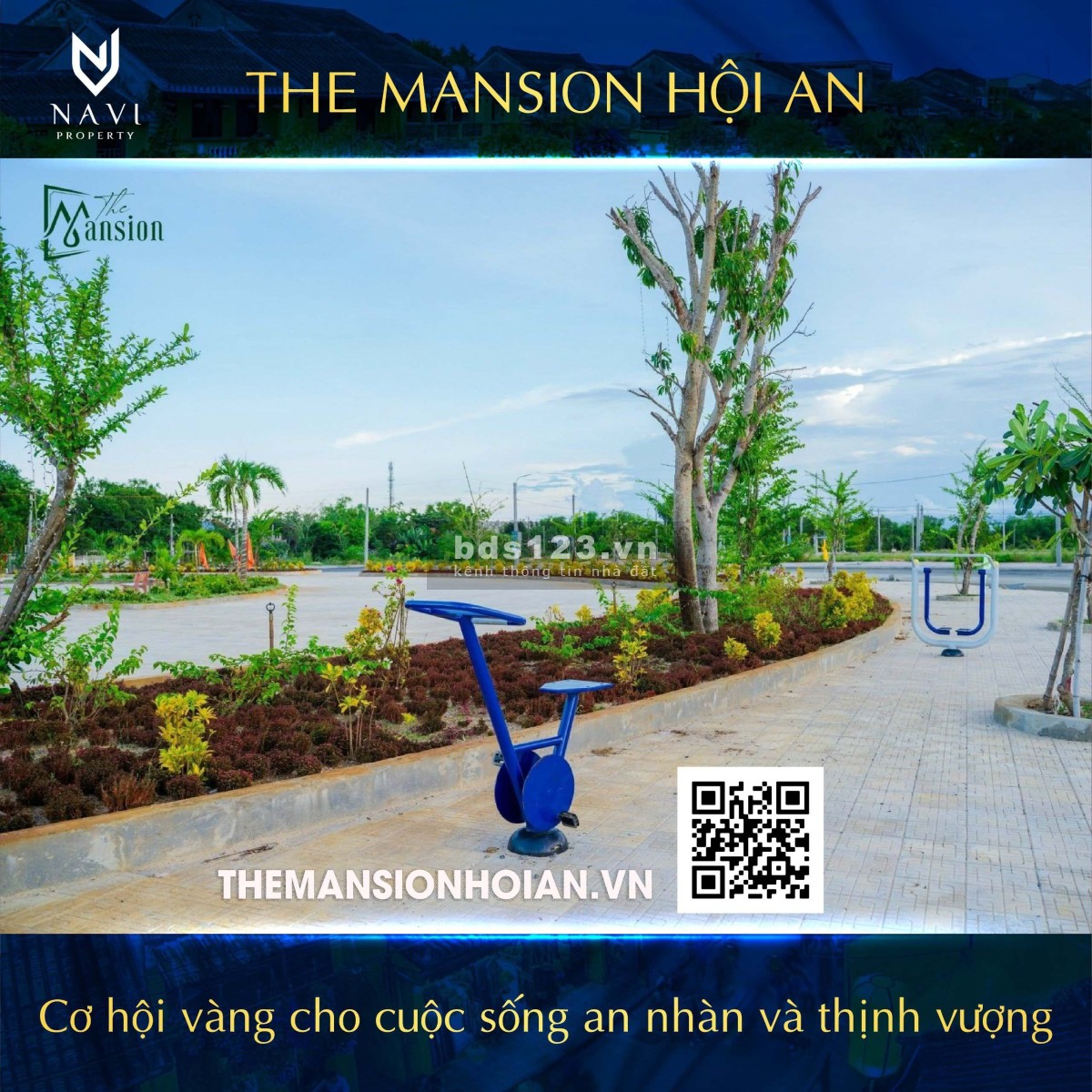 Chỉ với 14tr7/m2 đã có thể sỡ hữu quỹ đất vàng The Mansion cạnh phố cổ Hội An