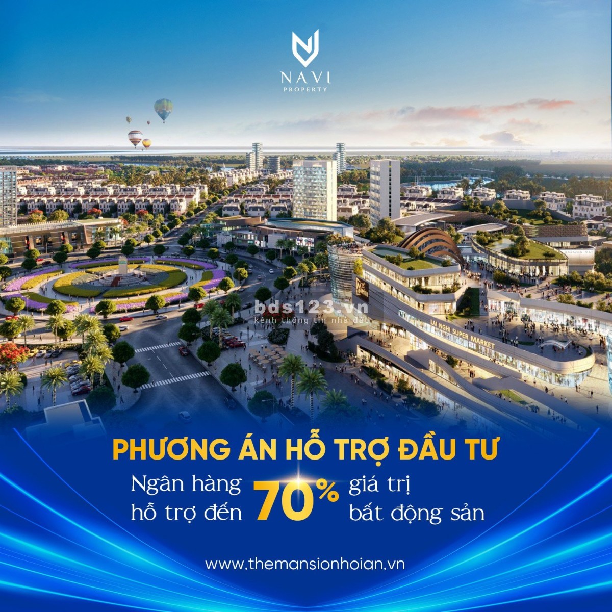 Chỉ với 14tr7/m2 đã có thể sỡ hữu quỹ đất vàng The Mansion cạnh phố cổ Hội An
