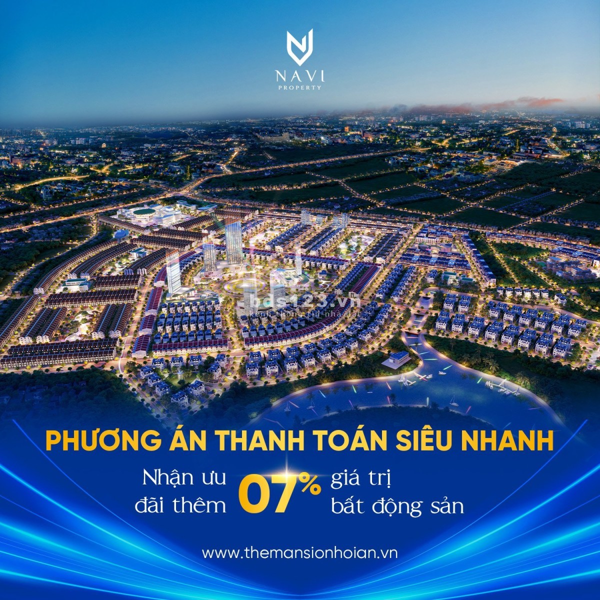 Chỉ với 14tr7/m2 đã có thể sỡ hữu quỹ đất vàng The Mansion cạnh phố cổ Hội An