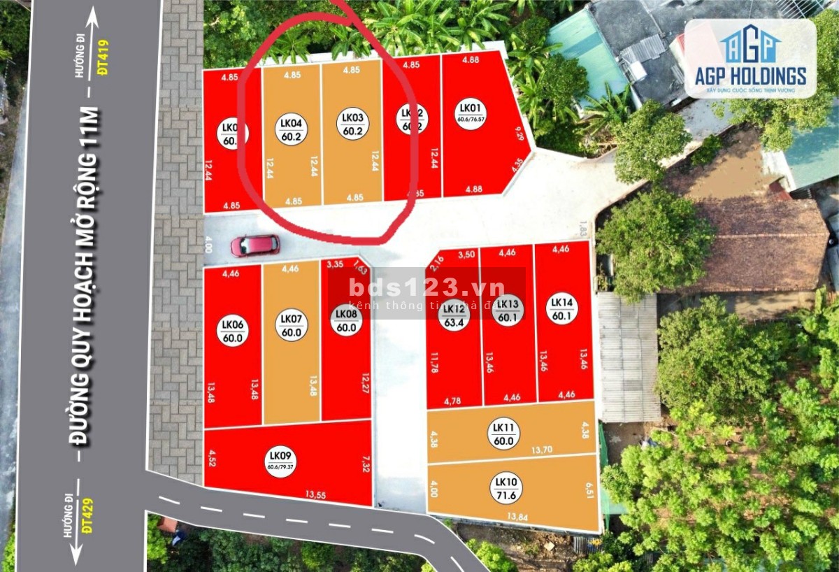 Thua lỗ mùa EURO: cần tiền lo tài chính cá nhân: chính chủ bán đất full thổ cư 285m2,giá nhỉnh 600tr