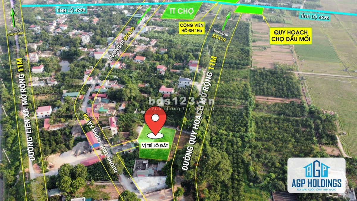 Thua lỗ mùa EURO: cần tiền lo tài chính cá nhân: chính chủ bán đất full thổ cư 285m2,giá nhỉnh 600tr