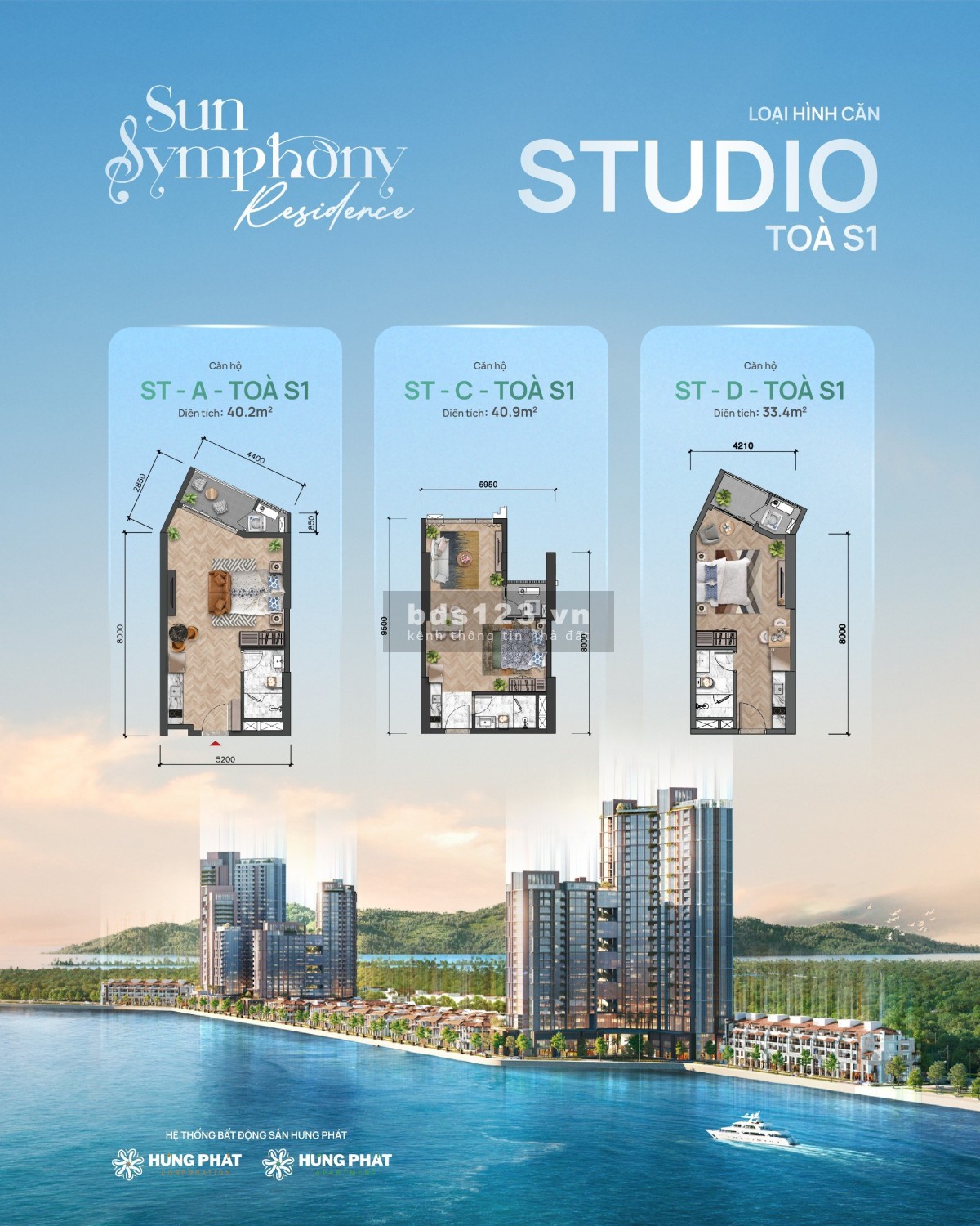 MỞ BÁN CĂN HỘ SUN SYMPHONY MẶT SÔNG HÀN ĐÀ NẴNG - 1.7 TỶ/CĂN - CHIẾT KHẤU 19% TỪ CDT SUN GROUP