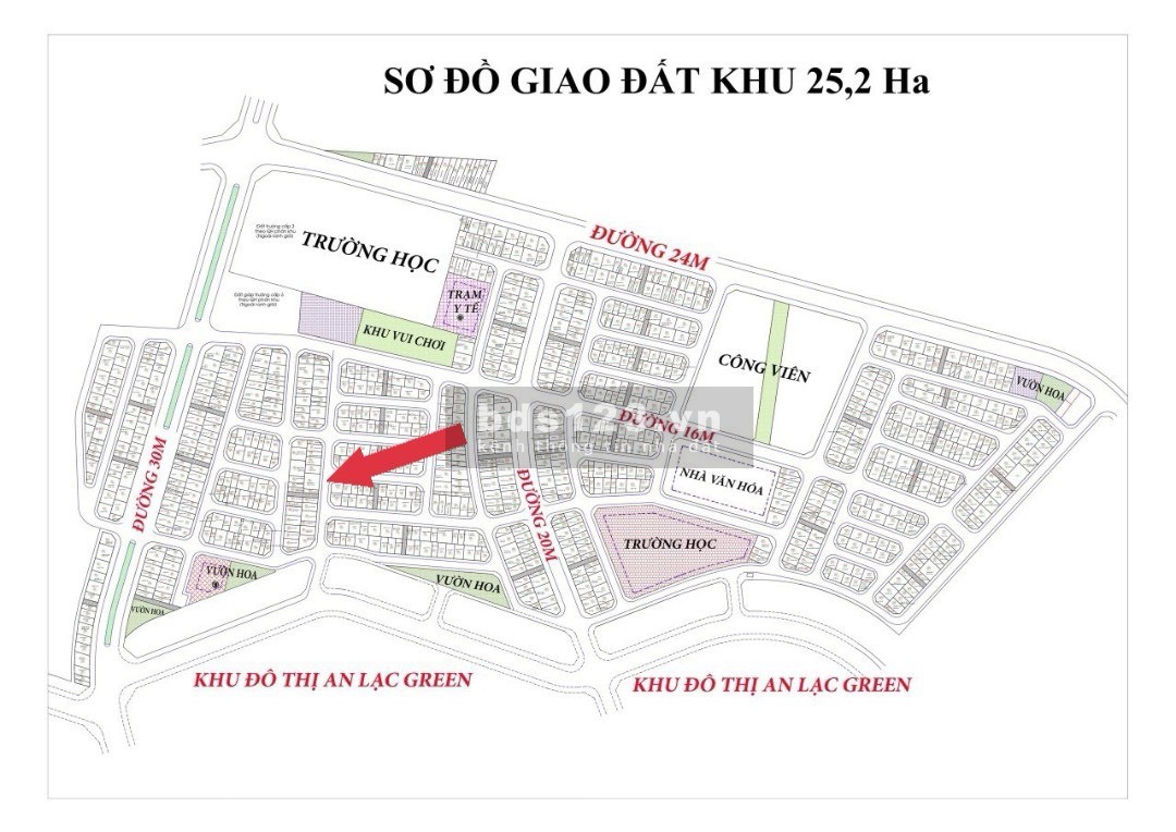 Cần bán gấp lô đất 50m2 tại khu đất 25,2ha Vân Canh Hoài Đức