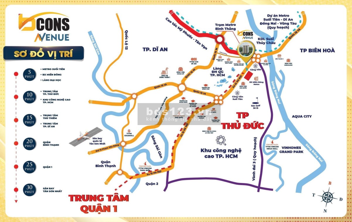 CHÍNH THỨC NHẬN BOOKING GIAI ĐOẠN 1 DỰ ÁN BCONS AVENUE. MT XA LỘ HÀ NỘI, CK 10.6%, LH: 0778785993