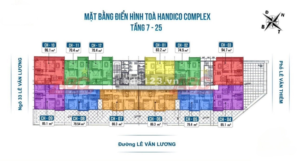 Chung cư Handico Complex - quỹ ngoại giao - giá tốt nhất thị trường - sổ lâu dài - vị trí đắc địa