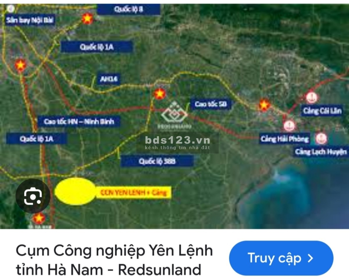 Phân Phối Độc Quyền DA Khu CN Yên Lệnh S= 4000- 10000m2 Giá 80-85$ Nhành Nghề Đa Dạng