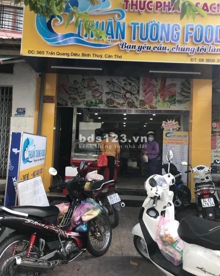Cho thuê nhà mặt tiền 565 Trần Quang Diệu, An Thới, Bình Thuỷ, TP Cần Thơ.