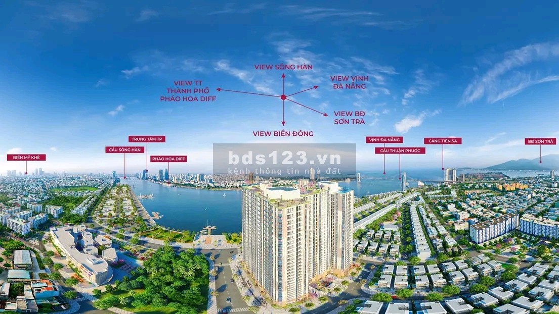 CĂN HỘ CAO CẤP - VIEW TRỰC DIỆN SÔNG HÀN - 52TR/M2 - BÀN GIAO FULL NỘI THẤT LIỀN TƯỜNG
