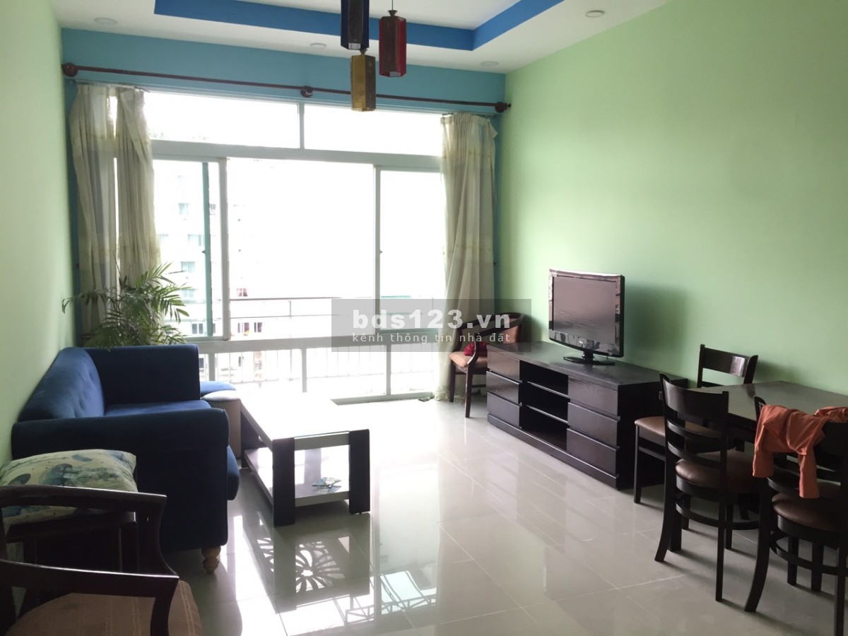 Cần cho thuê gấp căn hộ Tản Đà Quận 5, Dt : 101 m2, 3PN, Giá: 13 tr/th