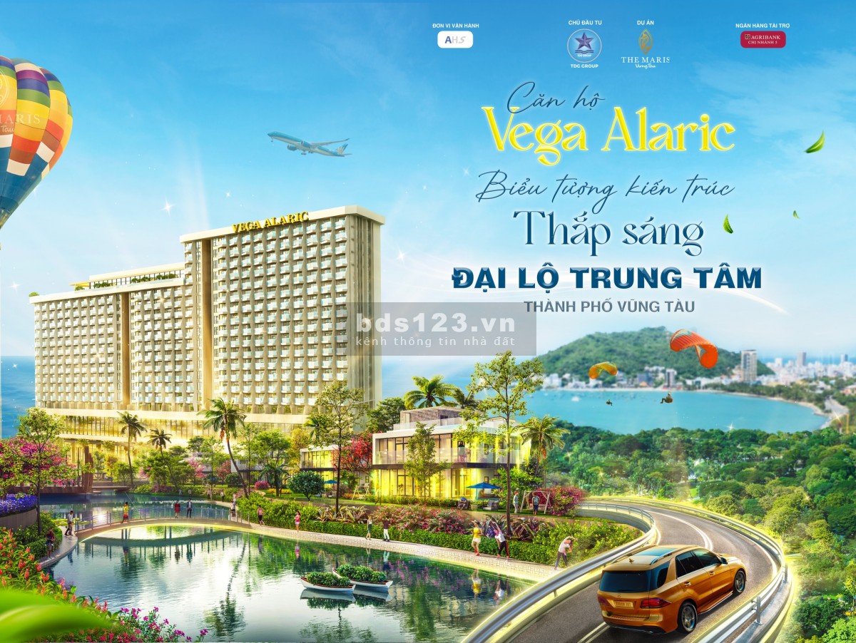 SỞ HỮU CĂN HỘ VEGA ALARIC 44M2 1PN - THE MARIS VŨNG TÀU ĐƯỜNG 3/2