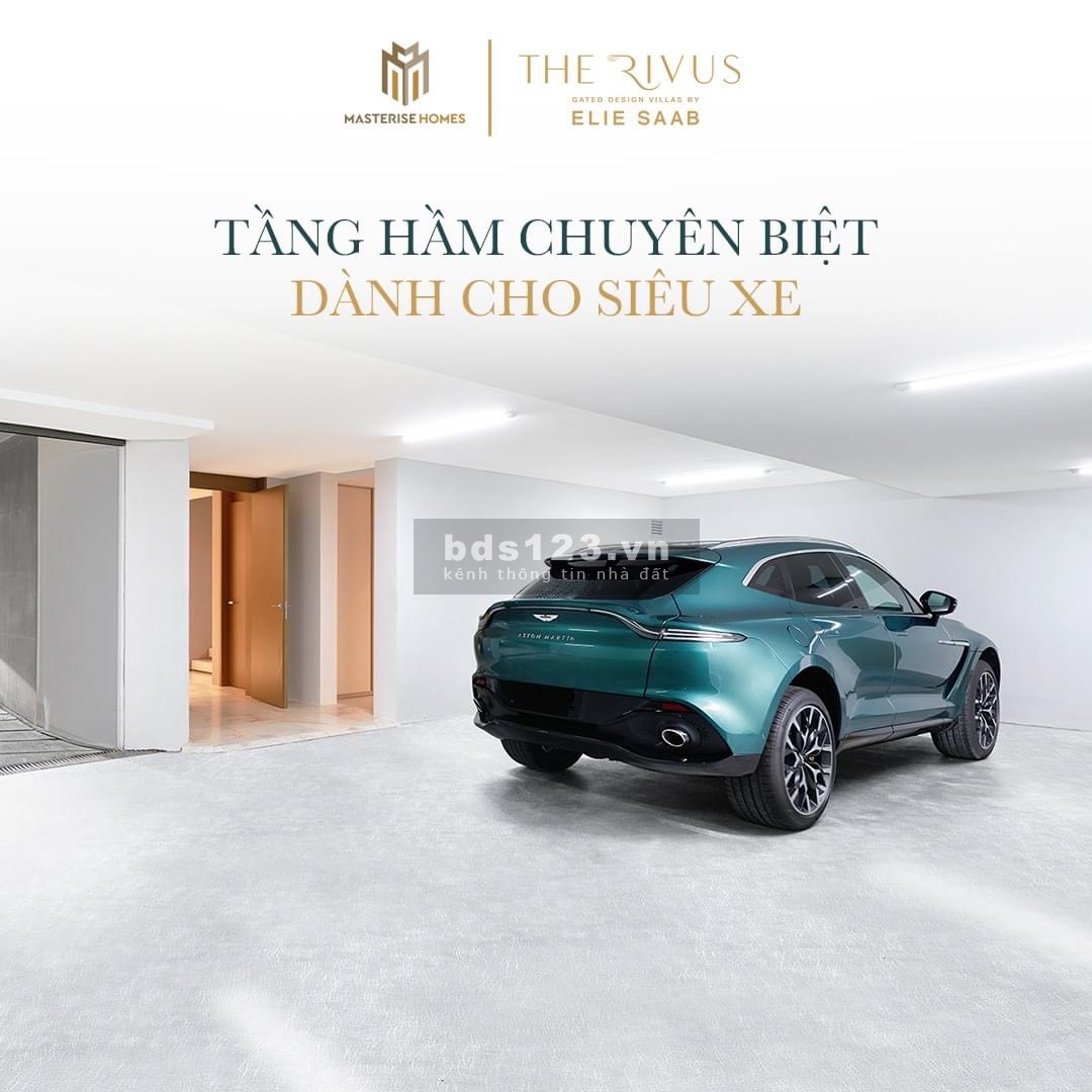 DINH THỰ VEN SÔNG THE RIVUS -DUY NHẤT 121 CĂN TOÀN VIỆT NAM-THƯƠNG HIỆU ELISE SAAB ~ 214 TRIỆU/M2