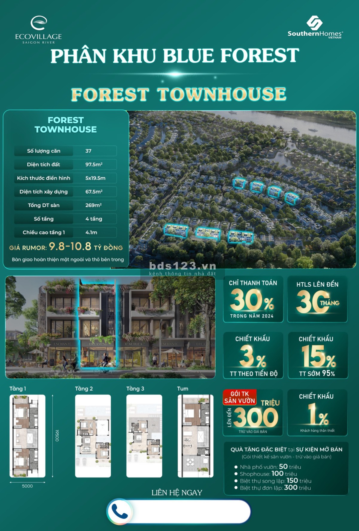 BIỆT THỰ KHOÁNG NÓNG ONSEN - PHÂN KHU CUỐI CÙNG ECOVILLAGE