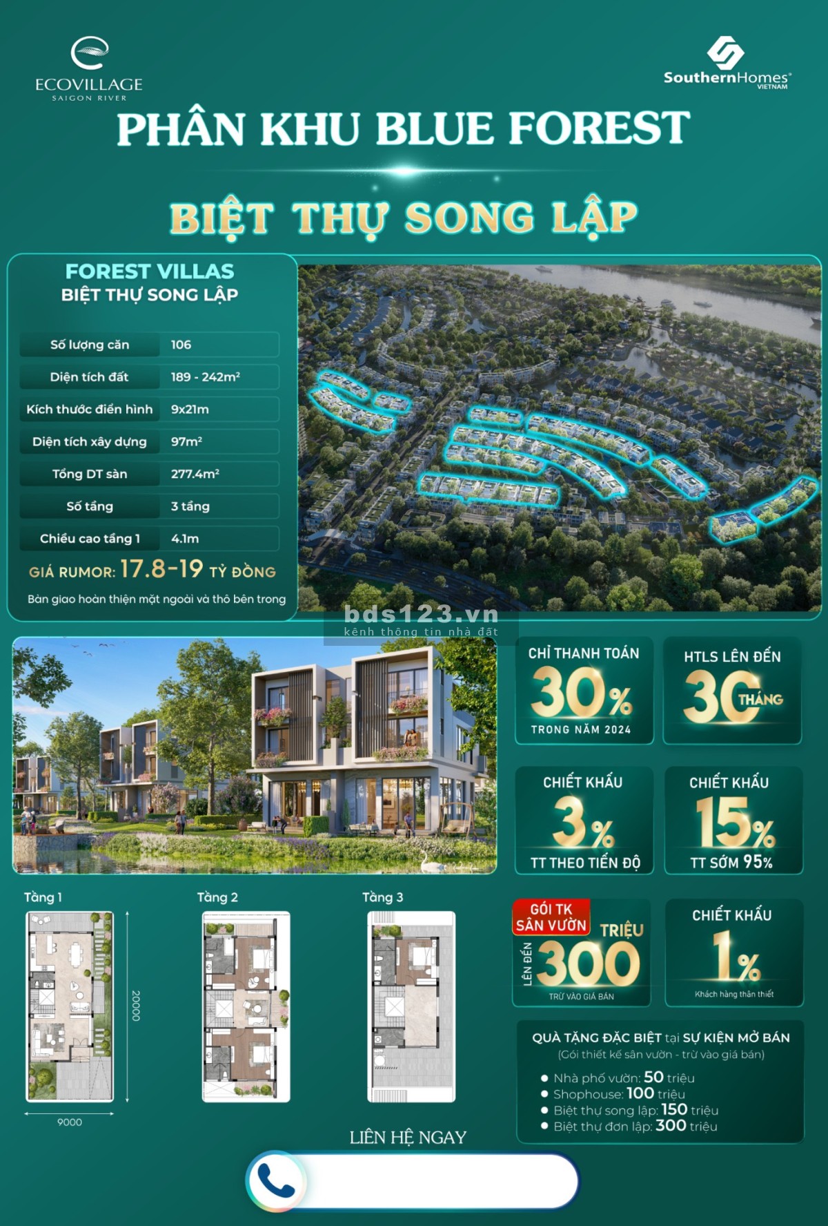BIỆT THỰ KHOÁNG NÓNG ONSEN - PHÂN KHU CUỐI CÙNG ECOVILLAGE