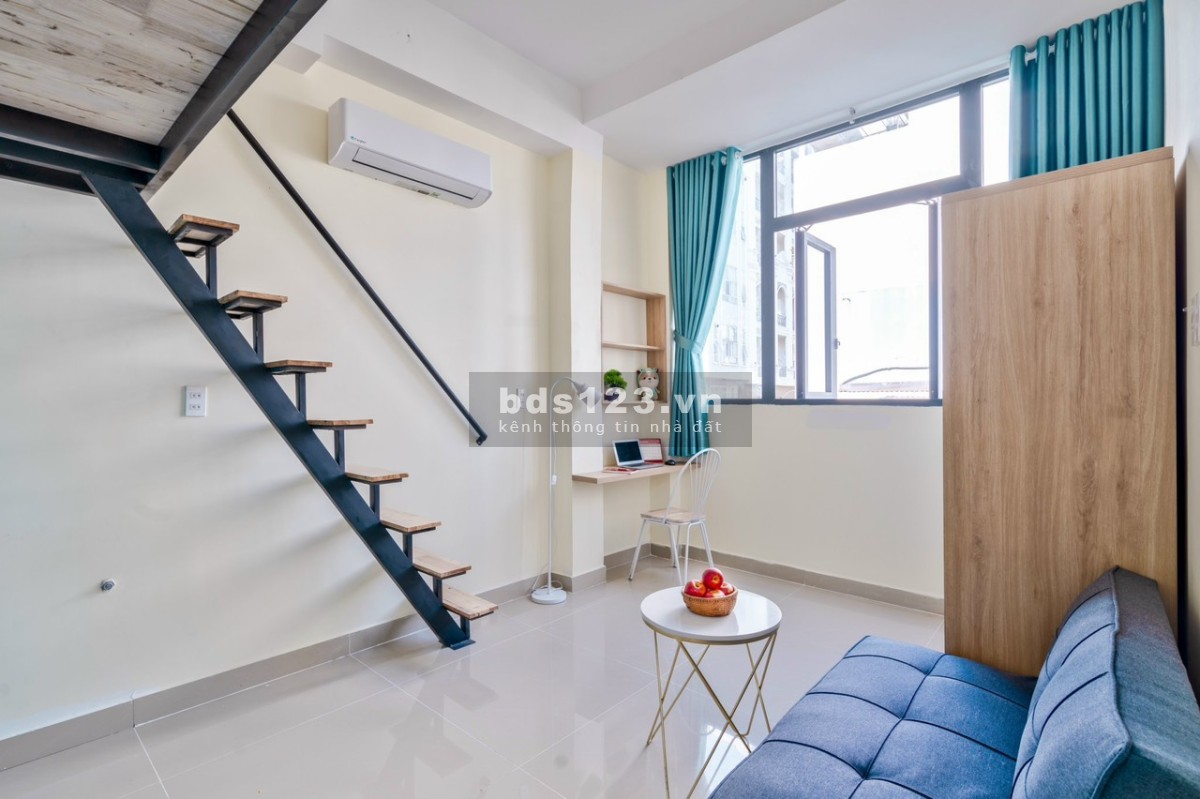Trống sẵn căn Duplex như hình full nội thất, thoáng mát, ánh sáng cả ngày view đẹp, gần Lotte, kcx