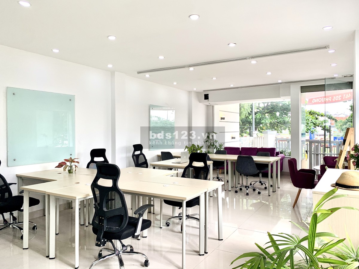 Cho thuê văn phòng full nội thất, phí trọn gói, 24/7 - phường An Phú Quận 2