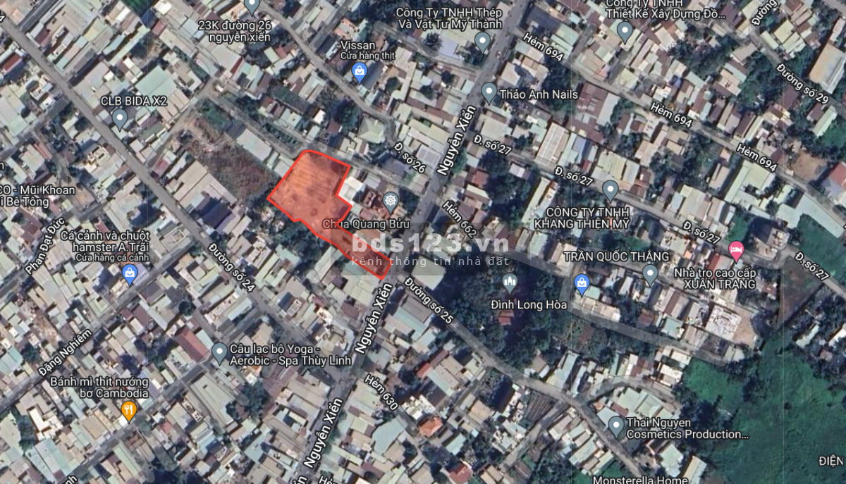 Chính chủ bán nhanh khu đất mặt đường Nguyễn Xiển - Thủ Đức, vị trí đẹp, giá phải chăng.