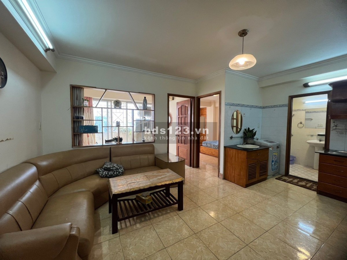 Cho thuê chung cư Miếu Nổi - Phường 13 - Bình Thạnh: 65m2,2p ngủ, nội thất đầy đủ 10tr5/tháng