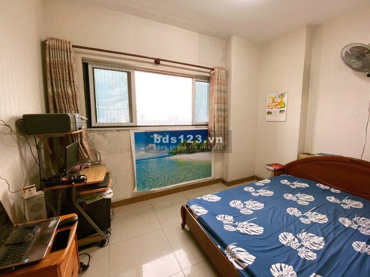 Chung cư Miếu Nổi - Bình Thạnh 68m2 2pn 10tr. Nội thất đầy đủ như hình, ban công thoáng mát