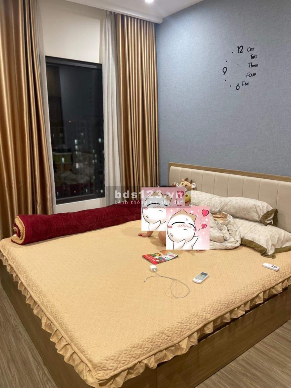 Căn hộ vinhomsmatcity căn 1 ngủ+, 43m toà S203, Đông Nam thoáng mát, GIÁ 2,5 TY Bao Phí