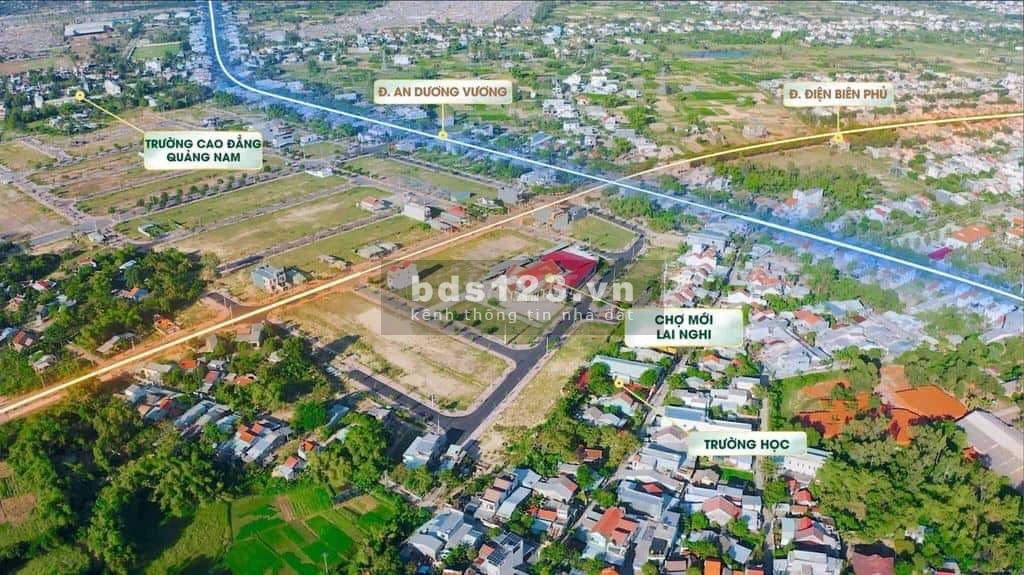 Bán đất nền dự án mặt tiền Đường An Dương Vương gần phố cổ Hội An, có Sổ đỏ, giá 1.2 tỷ